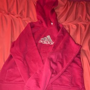 pink adidas hoodie